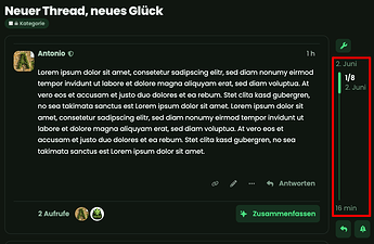 Zeitachse (Desktopansicht)